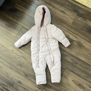 BNWoT Petit Lem | 6-9 mo | Mini Threads Pale Pink Ruffled Outerwear Jacket